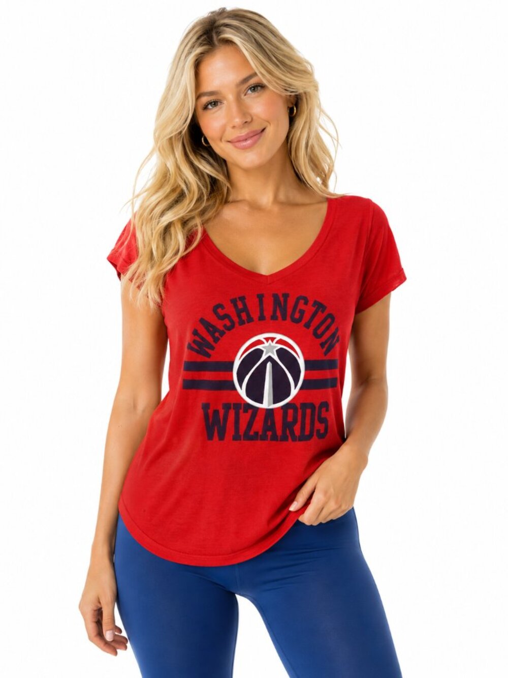 Washington Wizards Womens Top Size Small Lightweight Knit Shirt Very Stretchy